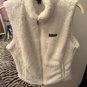 Patagonia Cream Fleece Vest